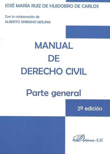 Manual de derecho civil....
