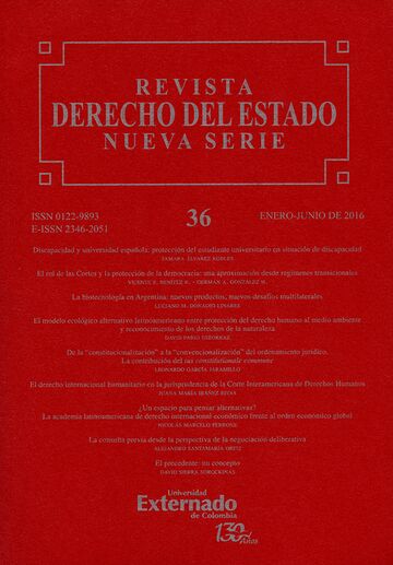 Rev. Derecho del estado No.36