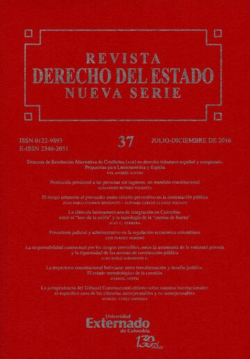 Rev. Derecho del Estado No.37