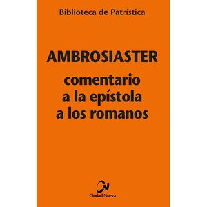 Comentario a la Epístola a...