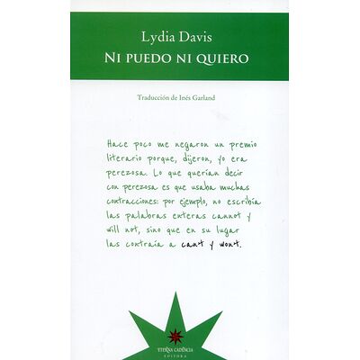 Ni puedo ni quiero