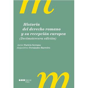 Historia del derecho romano...