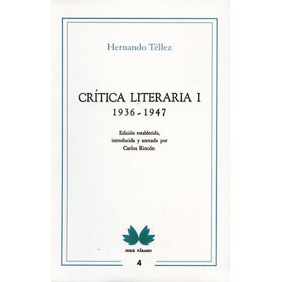 Crítica literaria I. 1936-1947