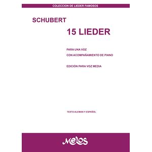 15 Lieder. Para una voz con...