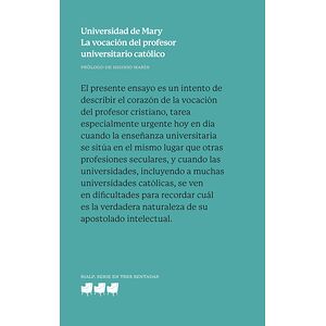 La vocación del profesor...