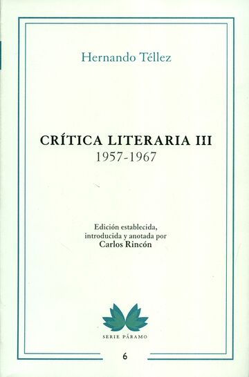 Crítica literaria III....