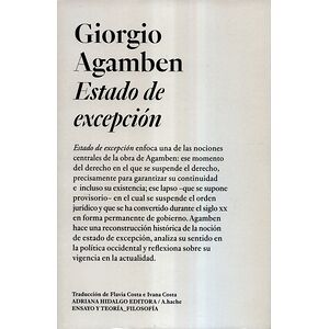 Estado de excepción. Homo...