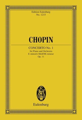 Piano Concerto No. 1 E minor