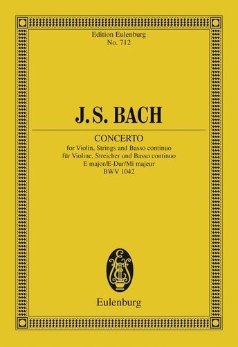 Violin Concerto, E major