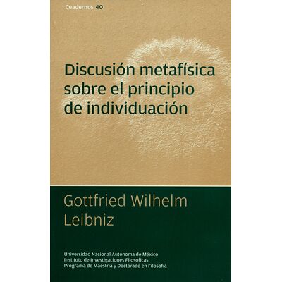 Discusión metafísica sobre...