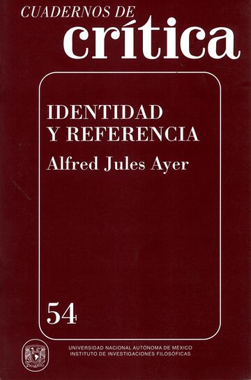 Cuadernos de crítica 54....