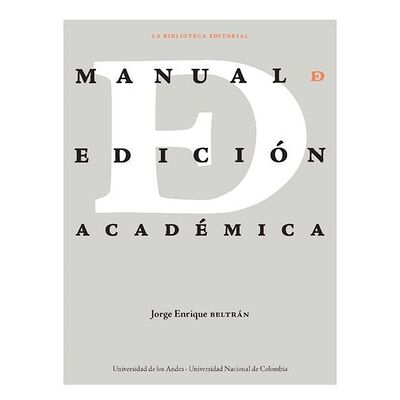 Manual de edición académica