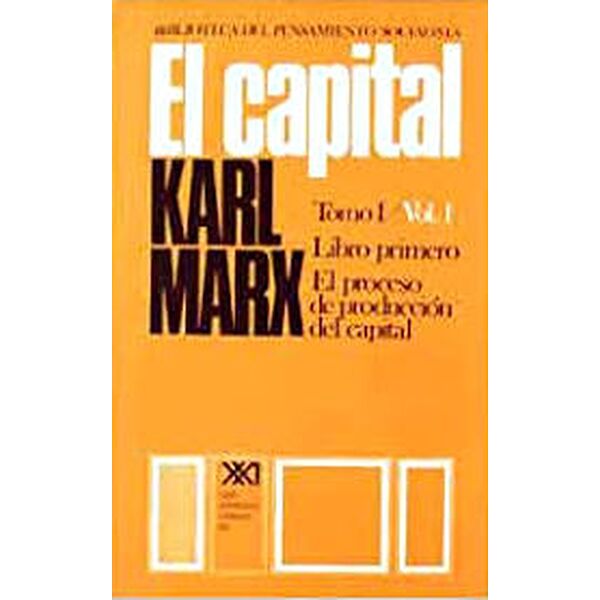 El capital Tomo I / Vol.1...