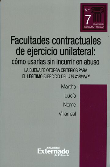 Facultades contractuales de...
