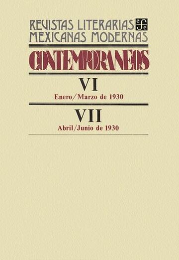 Contemporáneos VI,...