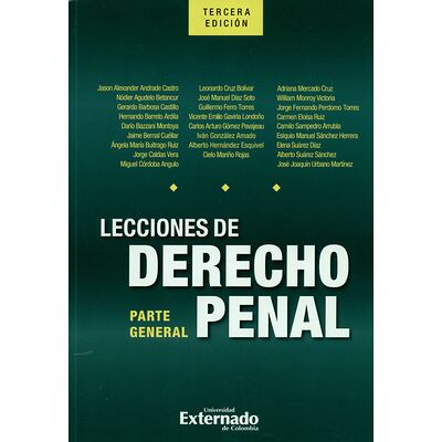 Lecciones de derecho penal....