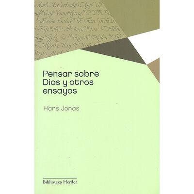 Pensar sobre Dios y otros...