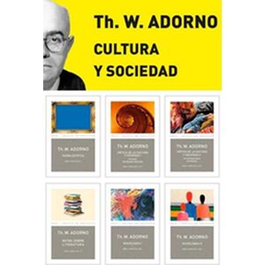 Pack Adorno IV. Cultura y...