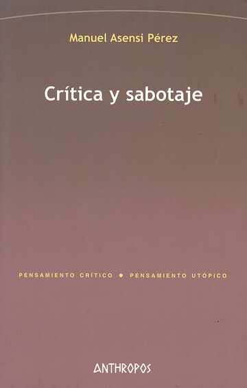 Crítica y sabotaje