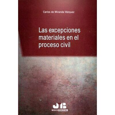 Las excepciones materiales...