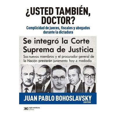 ¿Usted también, doctor?