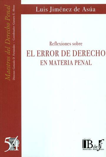 El error de derecho en...