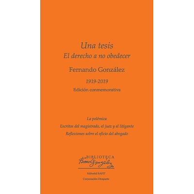 Una tesis. El derecho a no...