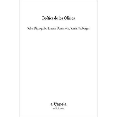 Poética de los oficios
