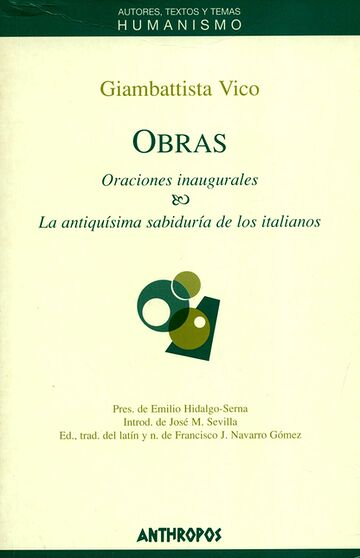 Obras G. Vico. Oraciones...