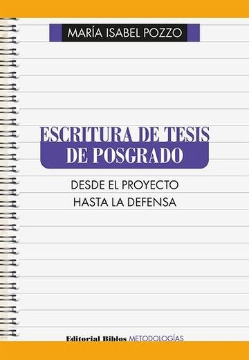 Escritura de tesis de posgrado