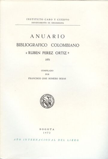 Anuario bibliográfico...