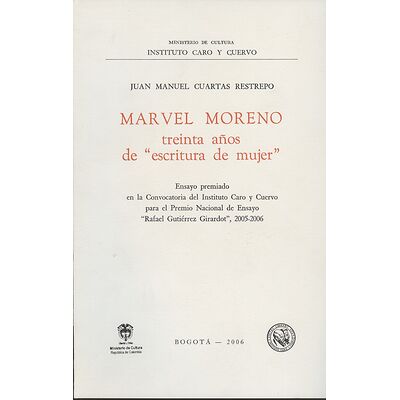 Marvel Moreno. Treinta años...