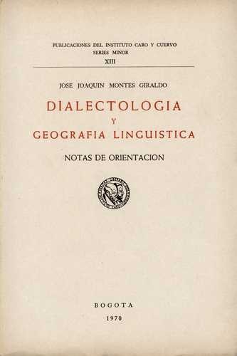 Dialectología y geografía...