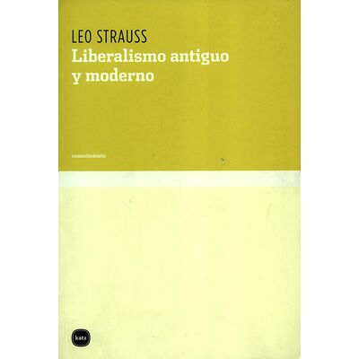 Liberalismo antiguo y moderno