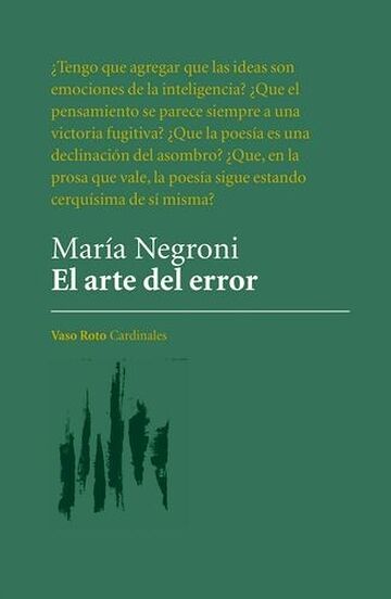 Arte del error, El