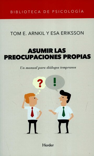 Asumir las preocupaciones...