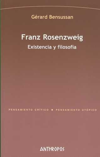 Franz Rosenzweig....