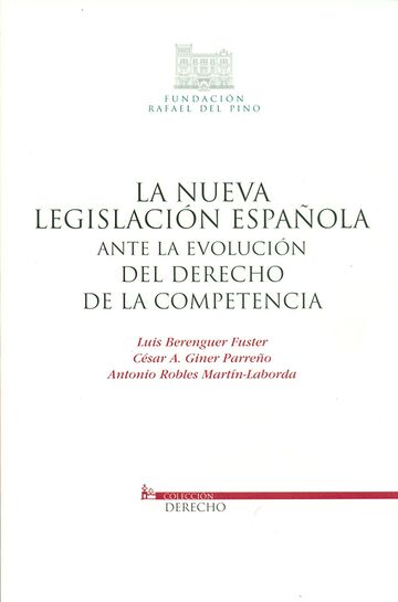 La nueva legislación...