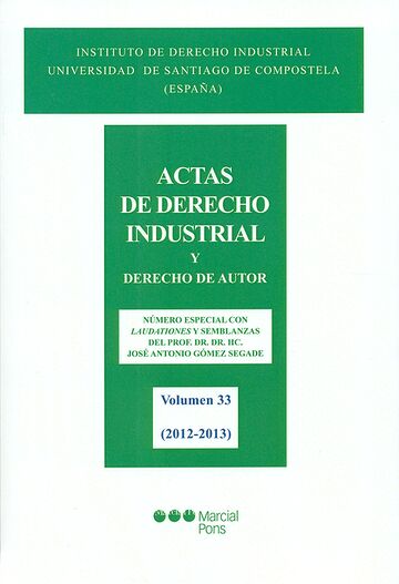 Actas de derecho industrial...