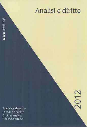 Revista Analisi e diritto 2012