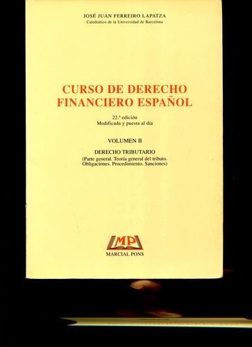 Curso de Derecho financiero...