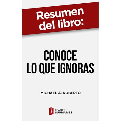 Resumen del libro "Conoce...