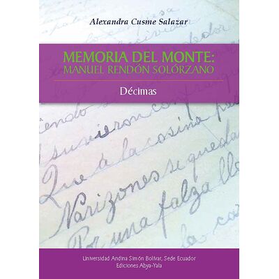 Memoria del monte: Manuel...