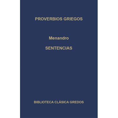 Proverbios griegos. Sentencias