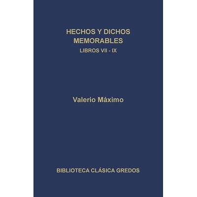 Hechos y dichos memorables....