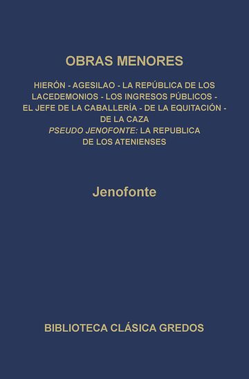 Obras menores. La república...