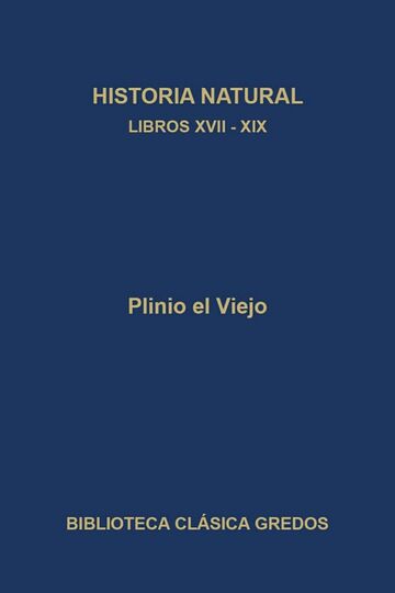 Historia natural. Libros...