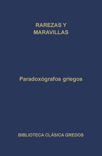 Paradoxógrafos griegos....
