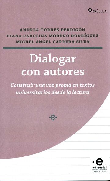 Dialogar con autores....