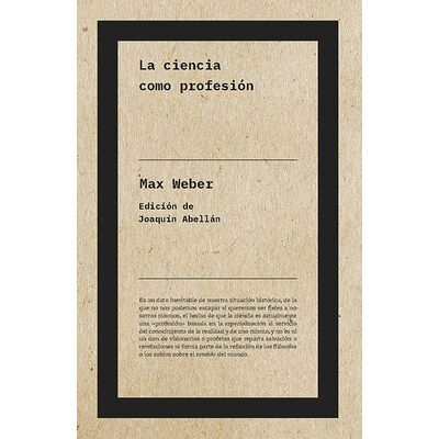 La ciencia como profesión